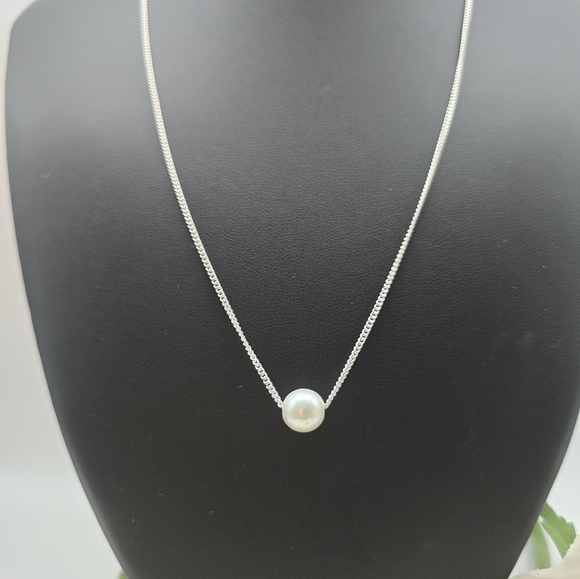 ♥️ READY TO MINGLE STERLING SILVER NECKLACE - Picture 5 of 6